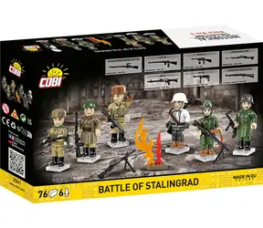 Zestaw konstrukcyjny Cobi 2061 Bitwa o Stalingrad / 76 elementów / 6 figurek / od 6 lat