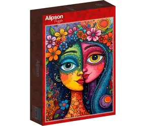 ALIPSON Puzzle Kolorowy duet / 1500 elementów / 61 × 85 cm
