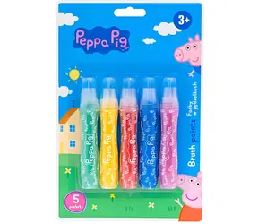 ASTRA Pędzle malarskie Świnka Peppa / 5 szt. / od 3 lat