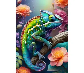 Puzzle ALIPSON Kolorowy kameleon / 500 elementów / od 12 lat