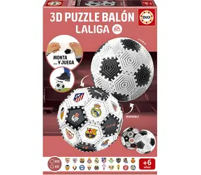 Puzzle 3D Educa Build&Play: Piłka nożna La Liga / 32 elementy /  12,5 cm