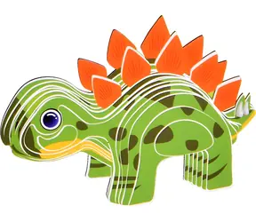 JOKOMISIADA Puzzle 3D Stegozaur / 36 elementów