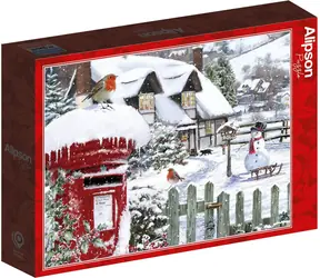 ALIPSON Puzzle Robins in the Snow / 500 elementów / od 12 lat