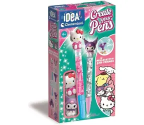 Clementoni IDEA Kreatywny zestaw do tworzenia długopisów Hello Kitty i Kuromi / od 6 lat