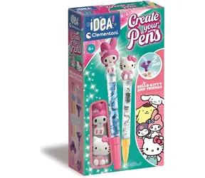 Clementoni IDEA Kreatywny zestaw do tworzenia długopisów Hello Kitty i My Melody / od 6 lat