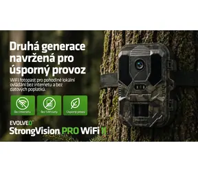 Evolveo StrongVision PRO WiFi II / Kamera / PIR / IP65 / Wideo 4K / WiFi / 10 000 mAh