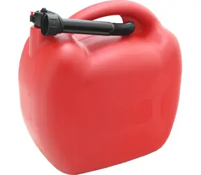Kanister na paliwo Compass 20l czerwony / Kanister / plastikowy / pojemność 20l / lejek 27cm