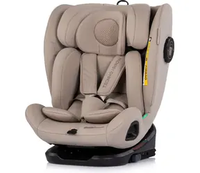 CHIPOLINO Fotelik samochodowy Techno i-Grow i-Size Latte / 40-150 cm / Isofix 360° / 0-36 kg