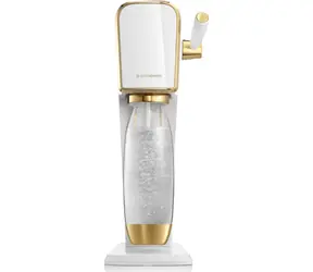 SodaStream Art biało-złoty / Urządzenie do robienia napojów gazowanych / 1x butelka / 1x gaz CO2