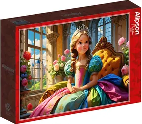 ALIPSON Puzzle Księżniczka na tronie / 500 elementów