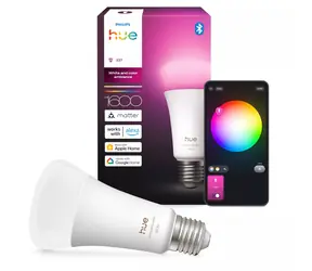 Philips Hue WCA 810 A60 E27 / Inteligentna żarówka LED / 1600 lm / 16 milionów kolorów / ściemnialna / Bluetooth/Zigbee