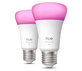 Philips Hue WCA E27 A60 2 szt. / Inteligentna żarówka LED / 810 lm / Bluetooth/Zigbee / ściemnialna