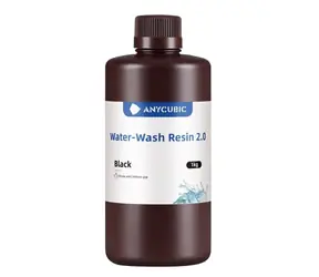 Anycubic UV Water Washable 2.0 czarny 1 kg / Żywica UV - materiał do druku w płynie / 365-405 nm