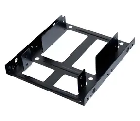 Ultron / Adapter do 2 dysków HDD/SSD 2,5" do zatoki 3,5" / metalowy / czarny