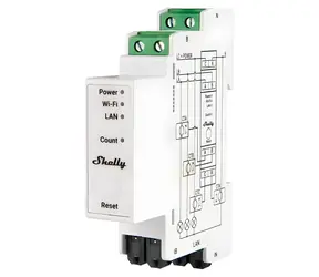 Shelly Pro 3EM 120A / Licznik zużycia prądu trójfazowego / WiFi / Bluetooth / Matter / Szyna DIN