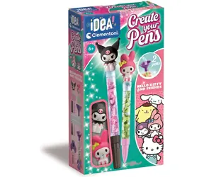 Clementoni IDEA Kreatywny zestaw do tworzenia długopisów My Melody i Kuromi / od 6 lat