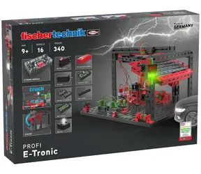 Zestaw Fischertechnik E-Tronic / 16 programów / 340 części