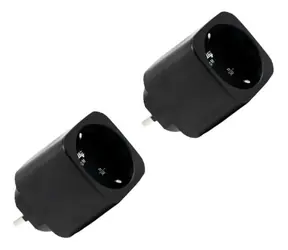 Shelly Plug M Gen3 czarny / Inteligentne gniazdko / pomiar zużycia / Wi-Fi / Bluetooth / Matter / 2 szt.