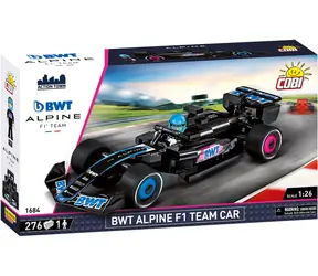 Cobi 1684 Samochód wyścigowy BWT Alpine F1 Team / 1:26 / 276 kostek / 1 figurka / od 8 lat