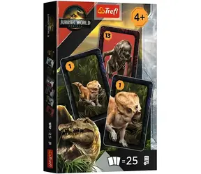 Trefl Black Peter Jurassic World / Gra karciana / 25 kart