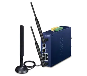 Planet LCG-300W / bramka IoT LoRaWAN / 5x LAN 1Gb / WiFi 802.11ax 2.4+5GHz / DIN / IP30 / -40/+75°C / 9-54VDC