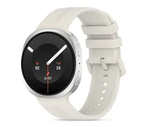 Pasek silikonowy Tech-Protect Evo beżowy / Pasek / do Samsung Galaxy Watch 40/44/46 mm / Silikonowy