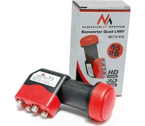 Maclean MCTV-629 / Konwerter / satelitarny / quad / 65 dB