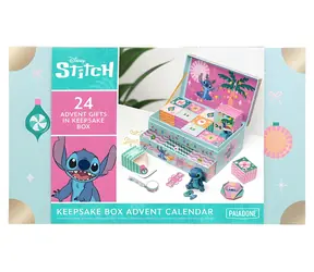 Kalendarz adwentowy PALADONE Stitch Keepsake / Disney / 24 prezenty