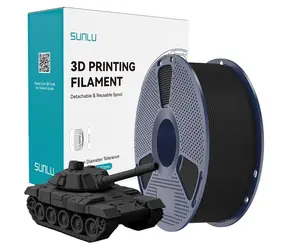 Sunlu Filament PLA+ High-Speed czarny / filament do drukarek 3D / high-speed / 1,75 mm / 1 kg