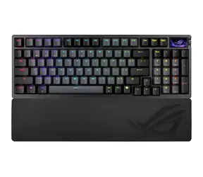 Asus ROG Azoth 96 HE czarna / Bezprzewodowa klawiatura gamingowa / mechaniczna / RGB / BT / RF 2.4GHz / CZ/SK