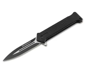 Nóż kieszonkowy Boker Intricate Compact czarny / stal 440A / rękojeść aluminiowa / blokada Linerlock
