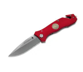 Boker Magnum Fire Brigade / Nóż kieszonkowy / Stal 440A / Rękojeść G-10 / Blokada Liner