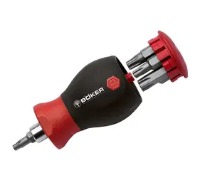 Böker Germany Toolkit Torx czerwony / zestaw serwisowy Torx / bity Wiha / TX 4-15