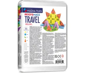 Zestaw magnetyczny MAGNA-TILES® Deluxe Travel Set / 55 elementów