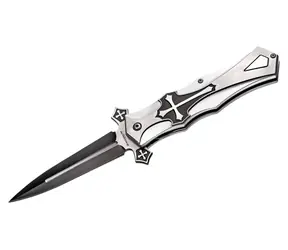 Boker Crusader / Nóż kieszonkowy / Stal 440A / Ostrze 100 mm / Rękojeść aluminiowa
