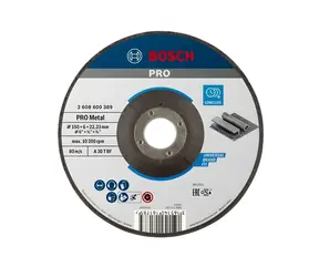 BOSCH Tarcza szlifierska do metalu 150x22,23 mm / Tarcza szlifierska / do stali / grubość 6 mm
