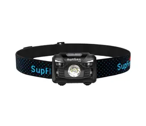 Superfire HL06 czarny / Latarka czołowa / 500 lm / Ładowanie przez USB / IPX4