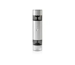AdHoc i.Mill Duo / Młynek do soli i pieprzu / elektryczny / ładowanie przez USB-C / stal nierdzewna / 23,5 cm