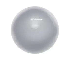 Spokey FITBALL III szara / Piłka gimnastyczna / 55 cm / pompka w zestawie