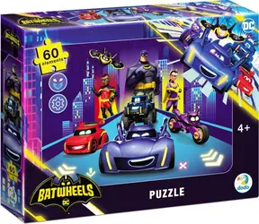 DODO Puzzle Batwheels: Nocna jazda / 60 elementów