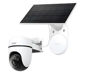 Kit TP-LINK TC90 / Zestaw kamery bezpieczeństwa i panelu słonecznego / Obrót/Pochylenie / Wi-Fi / IP65