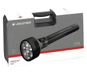 Ledlenser P21R czarna / Latarka ręczna / 12000/5000/2000/220 lm / IP68 / 3x Li-FePO4