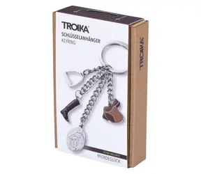 Brelok Troika Horse Luck / Brelok / 4 zawieszki / metal