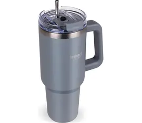 Lamart LT4094 Duży szary / kubek termiczny / 1,2 l / stal nierdzewna / plastik
