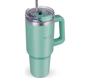 Lamart Ogromny kubek termiczny 1,2 l miętowy / D10 x 25,5 cm / stal nierdzewna, plastik