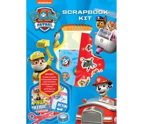 Zestaw do cięcia NICKELODEON Psi Patrol / nożyczki, naklejki i szablon / notatnik z kolorowymi papierami