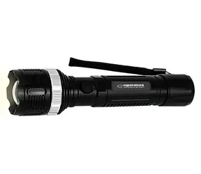 Esperanza EOT068 czarna / Latarka / LED / 1000 lm / USB-C / akumulatorowa