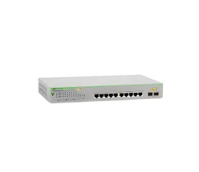 Przełącznik Allied Telesis Gigabit WebSmart 8- Port PoE+ / Przełącznik / 8x Gigabit PoE+ / 2x łącze uplink SFP / Zarządzany L2