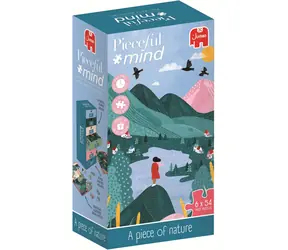 Puzzle JUMBO Pieceful mind: Kawałek natury / 6x54 elementy / od 14 lat
