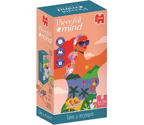 Puzzle JUMBO Pieceful mind: Zatrzymaj się na chwilę / 6x54 elementy / od 14 lat